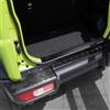 KUNGKIC Per Suzuki Jimny Nomade 5 porte 2023-2025 Paraurti in gomma Protezione soglia per bagagliaio Antigraffio e Abrasione Paraurti Posteriore Accessori Auto 3 Pezzi (Nero)
