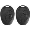 VGOL Set di 2 custodie per chiavi remote a 2 pulsanti, compatibili con Rover 75 MG ZT compatibili con Land Rover Discovery Telecomando Custodia portachiavi per auto di avvio
