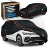 WALSER telo antigrandine per auto, telo antigrandine per furgone, certificato dal TÜV Austria* copertura antigrandine furgone Perma Protect Complete Misura 8 nero