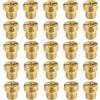 RMENOOR 25 Pz Getti Carburatore Ugelli Carburatore Kit Getto Principale del Carburatore 60, 65, 70, 75, 80, 85, 90, 95, 100, 105, 110, 115, 120, 125, 130 per Carburatori del Motore sulla Maggior Parte