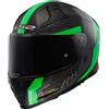 LS2, Casco Moto Integrale VECTOR II CARBON GRID Matt Fluo Green, M