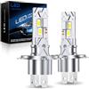 SHINYY Lampadine H4 LED per Auto e Moto, 2026 22000LM Potente 12V 6500K Bianco Freddo Lampada LED H4 HB2 9003 per Faro per Luci Anabbaglianti o Abbaglianti, Plug and Play, Pack da 2
