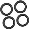 A ABSOPRO Mozzo Centrico Anellos 73,1 a 56,6mm Plastica Nero (Set di 4)
