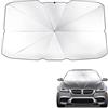 Rakiuty Ombrello Parasole Per Parabrezza Anteriore,Ombrello Parasole Pieghevole,Ombrello Parasoles Auto,Parabrezza Interno Parasoles Auto,per Auto,SUV,Camion,Autocarri,140X80cm