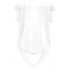 BYSKJZ Cupolino Moto Per BMW Per S1000RR 2009-2014 Parabrezza Anteriore A Doppia Bolla Per Moto Deflettore Antivento Deflettore Parabrezza(Clear)