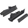 Dixhills Set di divisori per parte superiore del motore, compatibile con X6 E71 E72 2008-2014, Sostituzione per 51717169421 51717169419
