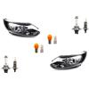 Johns Faro alogeno anteriore per Ford Focus 11 11-14 Set di lampadine L R