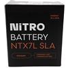 Nitro YTX7L-BS GEL - N-YTX7L-BS GEL AGM chiusa, Schwartz, dimensione Na
