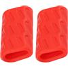 eMagTech 2 cuscinetti per pedale in gomma rossa per leva del freno posteriore, compatibili con Ducati 848 916 998 76410112A