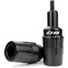 TRASH BIN Tamponi Paratelaio Protezioni Per YAMAHA MT09 MT-09 SP 2014-2026 Moto Paratelaio Ruota Forcella Cursore Asse Crash Protector Forcellone Stand(2014-2020-Black)