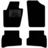 QUEMAR Tappetini Auto per Seat Ibiza IV 6J, Bordo Perla, 0 Ricami | 2008-2017 / Kit Tappeti Moquette e Gomma su Misura / Set 2 Anteriori + 2 Posteriori / Ricami e Colori Personalizzati