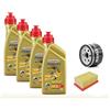e-bikers.it KIT TAGLIANDO OLIO CASTROL 15w50 + FILTRO OLIO ARIA ORIGINALE MAHLE compatibile per F 650 700 800 GS