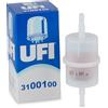 UFI Filters, Filtro Benzina 31.001.00, Filtro Carburante per Ricambio, Adatto a Auto, Applicabile su Diversi Modelli Aixam, Alfa Romeo, Citroen, Fiat, Lancia, Ligier, Peugeot, SAAB e Seat