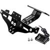 UIFCOG Portatarga Moto Per Yamaha TMAX500 T-MAX 500 2001-2023 Supporto Portatarga Posteriore Regolabile Con Luce Porta Targa Staffa(Nero)