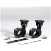 NADCFN Staffe Supporto Faretti Staffa per paraurti in lega per moto da 19-26 mm, morsetto per faro ausiliario, kit tubo supporto adattatore