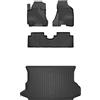 FROGUM Esclusivi Tappetini auto in gomma e vasca baule bagagliaio su misura per Hyundai Tucson I 2004-2009 | Bordo alto| Robusto e durevole