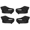 SUTVCM Rivestimento pannello interno Per Jeep Per Renegade 2015 2016 2017 Copribracciolo Pannello Bracciolo Attacchi Adesivo Rifinitura Porta(Nero)