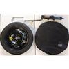 D'ANGELO 1988 KIT RUOTINO DI SCORTA 16 125/80 R16 COMPATIBILE CON OPEL CORSA 4 FORI (prima di 2019), ADAM, MERIVA, AGILA, FIAT GRANDE PUNTO, PUNTO EVO CON CRIC, CHIAVE E SACCA