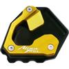 WQWQUM Piastra di supporto del cuscinetto di estensione Per CRF1000L CRF 1000L Adv Per Africa Twin 2016-2018 Moto CNC Cavalletto Estensione Piastra Di Supporto Laterale