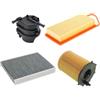 Somer Car Kit TAGLIANDO 4 FILTRI MISTI COMPATIBILE CON FORD FIESTA V 1.4 TDCI 50KW 68CV DAL 2001