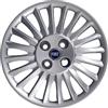 Rixto Kit di 4 copricerchi adattabili - per FIAT GRANDE PUNTO modello 2005 (LOGO BLU) - diametro 15 - non originali