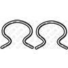 Generico Compatibile 2PZ Fermo molletta Maniglia alzavetro alza Vetro COMPATIBILI con Fiat 500 F L R 126