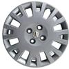 Rixto Kit di 4 copricerchi adattabili - per PEUGEOT New Bipper - diametro 15 - con logo cromato - non originali
