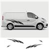 MXYDDP Adesivi per auto Auto Door Side Decor Decalcomania Camper Van Vinyl Film Tuning Accessori, per Renault Trafic 2 3, per Fiat Talento, per Opel Vivaro
