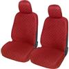 Auto Accessori Lupex A22 Coprisedili auto universali, anteriori e posteriori (Coppia Anteriore, Rosso)