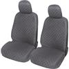 Auto Accessori Lupex A22 Coprisedili auto universali, anteriori e posteriori (Coppia Anteriore, Grigio)