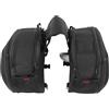 CHICIRIS Borsa Sella Moto Impermeabile Grande Capacità Tessuto Oxford 600D Universale per Viaggi Nero