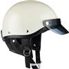 lisutupode Half Shell Helmet, Half Elmet motociclistico,Casco per motociclisti | Cappuccetto a faccia aperta traspirante fresco leggero per motocross scooter racing street incrociatore