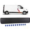 Inly Parts INLY Modanatura della porta laterale Stecche della porta Barra di protezione dagli impatti laterali compatibile con Renault Trafic Opel Vivaro Nissan Primastar 8200036086 91165345 (2001-2013)