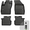 FROGUM ProLine 3D Set Esclusivo di tappetini auto per Fiat Tipo dal 2015 | Materiale TPE durevole | Bordini più alti