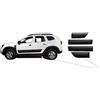 boa line Corredo del corpo del modanatura laterale della protezione della porta dell'ABS 4 pc, 2018-2023 per Dacia Duster, Nero