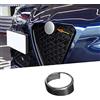 YIWANG Cornice decorativa per griglia anteriore, 100% vera fibra di carbonio, accessorio per auto Giulia 2017-2020 (non applicabile per Giulia) (stile A)