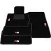 Somer Car Kit Tappetini Auto compatibili con Bmw X3 F25 2010-2017 | Set Tappeti in Moquette, ricamo R_S, Tappeto auto su misura