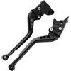 Amxaqjc Manubrio Freno Leva Per Kawasaki Z750 Z800 Z800E 2007-2015 2016 2017 Moto Breve Stile Lungo Maniglia Regolabile Freno Leve Di Frizione Leve Moto(Long all black)