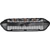 Artudatech Griglia paraurti anteriore Gloss Black Front Bumper Grille Fit for Ford Transit Custom Trail 2018-2023 3LED (No Logo)