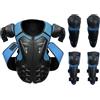 Dickly Attrezzatura per Moto da Cross per Bambini, Attrezzatura da Motocross, Protezione per Il Torace, Attrezzatura Protettiva per Moto, per Bambini Piccoli