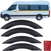 Inly Parts INLY 4 Pezzi protezione passaruota paraurti parafango ABS nero Rivestimento ruota Accessori per auto Parti di stile compatibile con Sprinter W907 destra e sinistra (2018-2024)