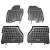 MTM Tappetini Gomma per Nissan Navara (D40) 07.2005-2010 Design a Vaschetta, su Misura con Bordi Rialzati cod. 3D 5553