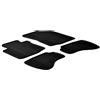 Gledring AutoStyle 125 Tappeto in Gomma 4 Pezzi con Clip di Montaggio