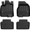 IMJ-Global Tappetini Auto Gomma ProLine 3D su Misura Compatibili con Nissan Qashqai I 2006-2013 Tekna, Set Completo di Tappeti Auto TPE per Migliorare Look e Sportività