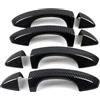 HJKDSZ Copertura Protettiva Maniglia Esterna Portiera Dell'auto Accessori Adesivi Per V&W Per Golf 7 MK7 MK7.5 2014-2019 ricambi auto(Black A)