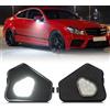 NSLUMO Luci LED Specchietto Retrovisore Pozzanghera 6000K Bianco Xenon Senza Errori Compatibile con Mercedes Benz E-Klasse W212, A-Klasse W176, B-Klasse W246, C-Klasse W204, CLA, GLA, GLK, 2 pezzi