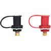 BORDSTRACT Terminale per caricabatterie, confezione da 2 terminali del cavo della batteria negativo positivo Morsetti per terminali automobilistici Connettori Tappo perno da 20 mm Car Rv Truck Charging Pile Jump