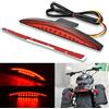 KATUR Fanale Posteriore parafango Posteriore 22 Rosso LED Luce di Marcia Freno Posteriore per Harley Breakout EFI FXSB CVO 2013-2017 (Rosso)