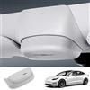Ywooon Porta Occhiali da Sole per Tesla Model 3 2017-2023 2024 2025 Highland Occhiali Hanger Scatola portaoggetti Console Centrale Organizer Occhiali Monte Monete Accessori Interni