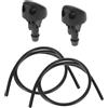 A ABSOPRO Kit Ugelli Lavavetro Per Renault Clio 98-25 2 Pezzi | Per Renault Clio M/K2 1998-2025. OE:7700413545. Sostituisce Ugelli Rotti. Include 2 Tubi Flessibili 1 Metro